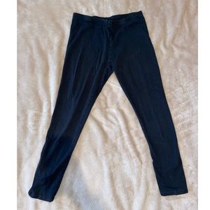 Cropped black girls leggings